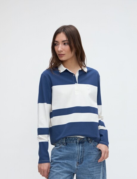 Remera polo Naia Indigo