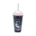 Vaso Plástico Milkshake con Pajita 500 ml Varios Diseñosnicornio