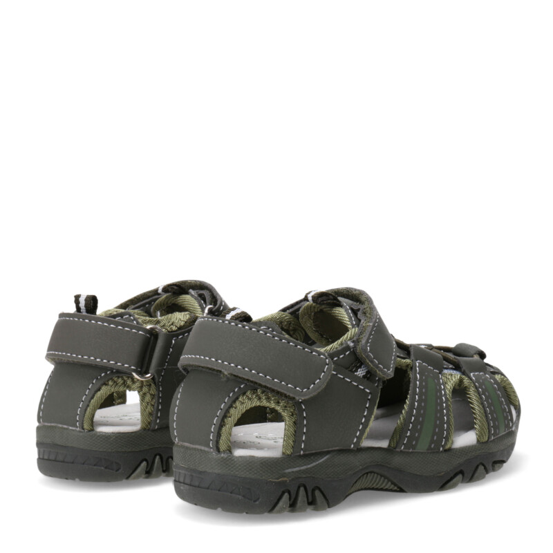 Sandalias de Niño Croco Kids RICK con velcro Verde
