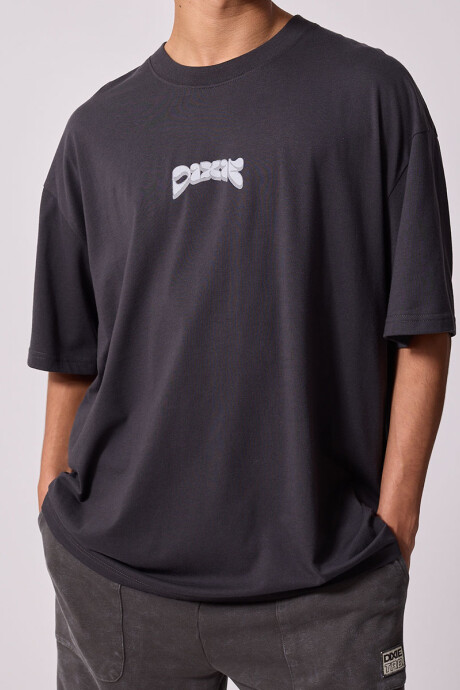 T-SHIRT LUFO DIXIE Gris Oscuro