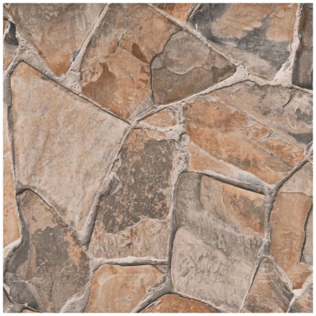 Ceramica Tipo Piedra Marrón Antideslizante 45X45Cm Piso GAMAS DE MARRON