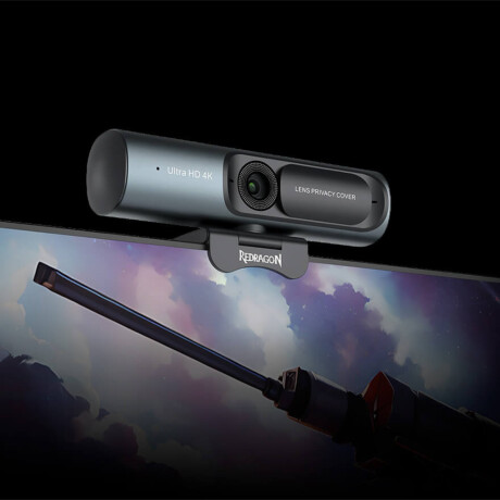 Webcam Streaming Redragon Cyberlens GW911 4k Gray Webcam Streaming Redragon Cyberlens GW911 4k Gray