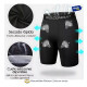 Conjunto Deportivo Termico X5 Calza Short Remera Fitness Negro