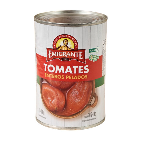 Tomates enteros pelados Emigrante 400g Tomates enteros pelados Emigrante 400g
