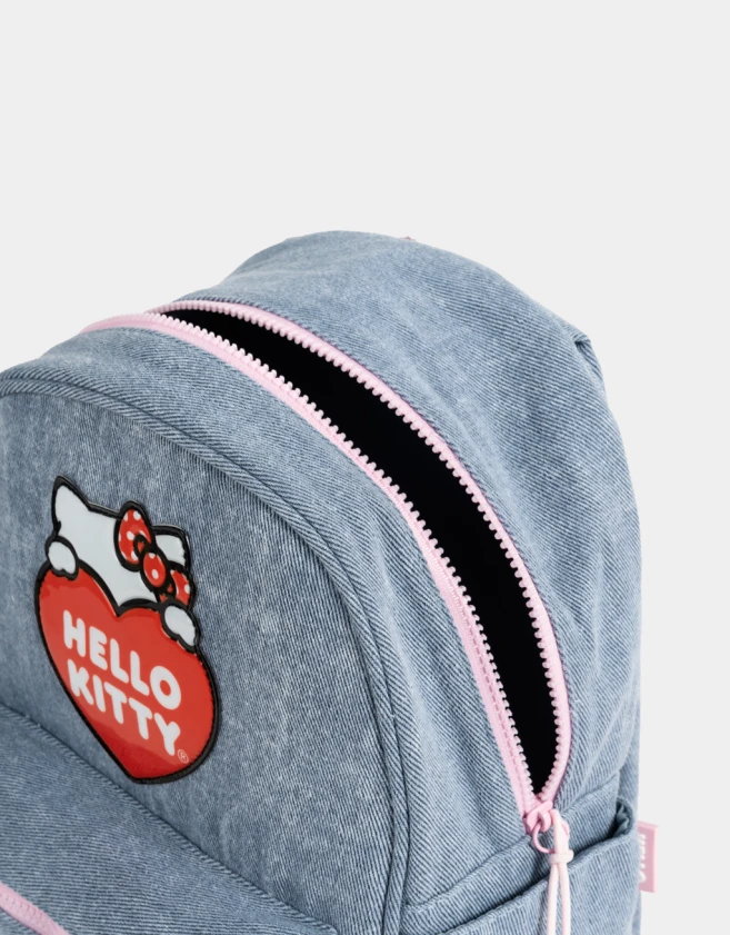 Mochilas y Carteras Infantiles Licencias Mochila Denim "hello Kitty" - Combinacion Multicolor