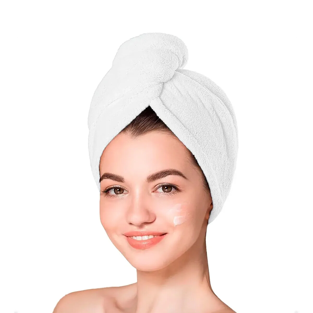 Toalla Turbante para el Cabello Home Class 26 x 65 cm 