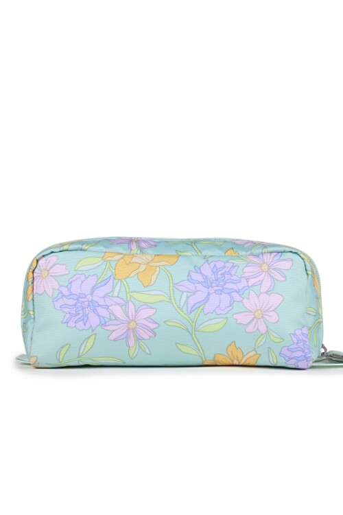 CARTUCHERA PERFECT POUCH FADED FLORAL FRESH MINT