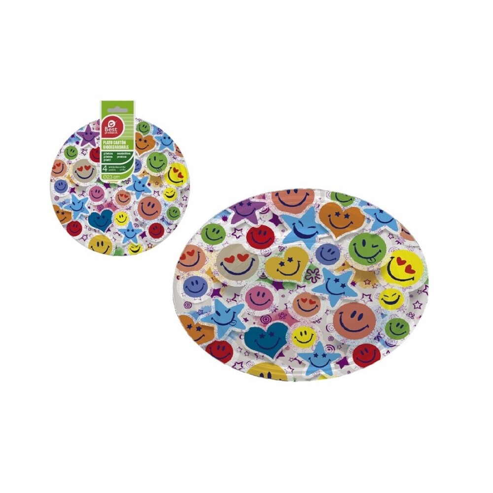 Plato Llano 23 cm Caras Sorientes JUIN PLATO LLANO CARAS SORIENTES