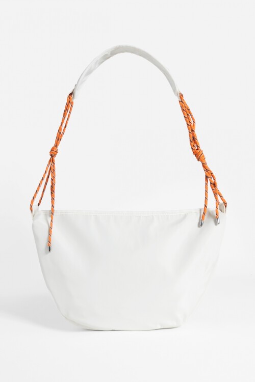 Bolso cordón color crudo