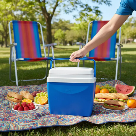 Set Playa Mor Sillasx2 Alum 120Kg + Conservadora Térmica 34L Azul