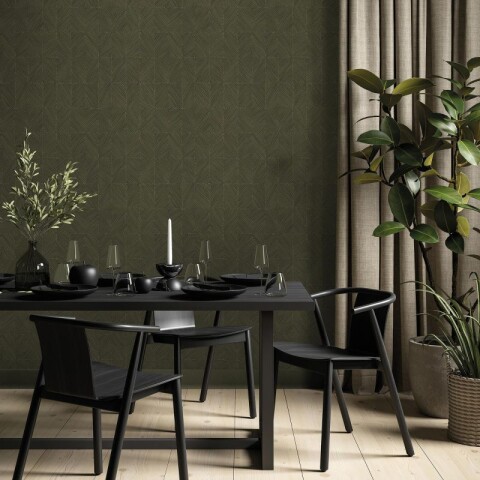 Empapelado Rhombus Olive
