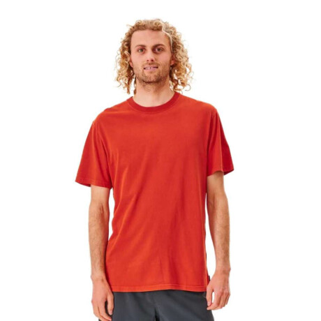 Remera MC Rip Curl Plain Wash Rojo
