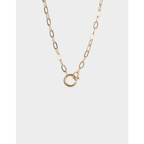 Set De Cadena Y Charms Dorado