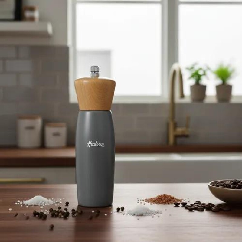 Molinillo de Madera 20cm Gris