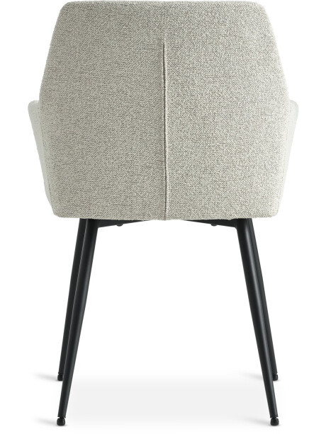 Silla de comedor PURHUS tela crudo/negro Silla de comedor PURHUS tela crudo/negro