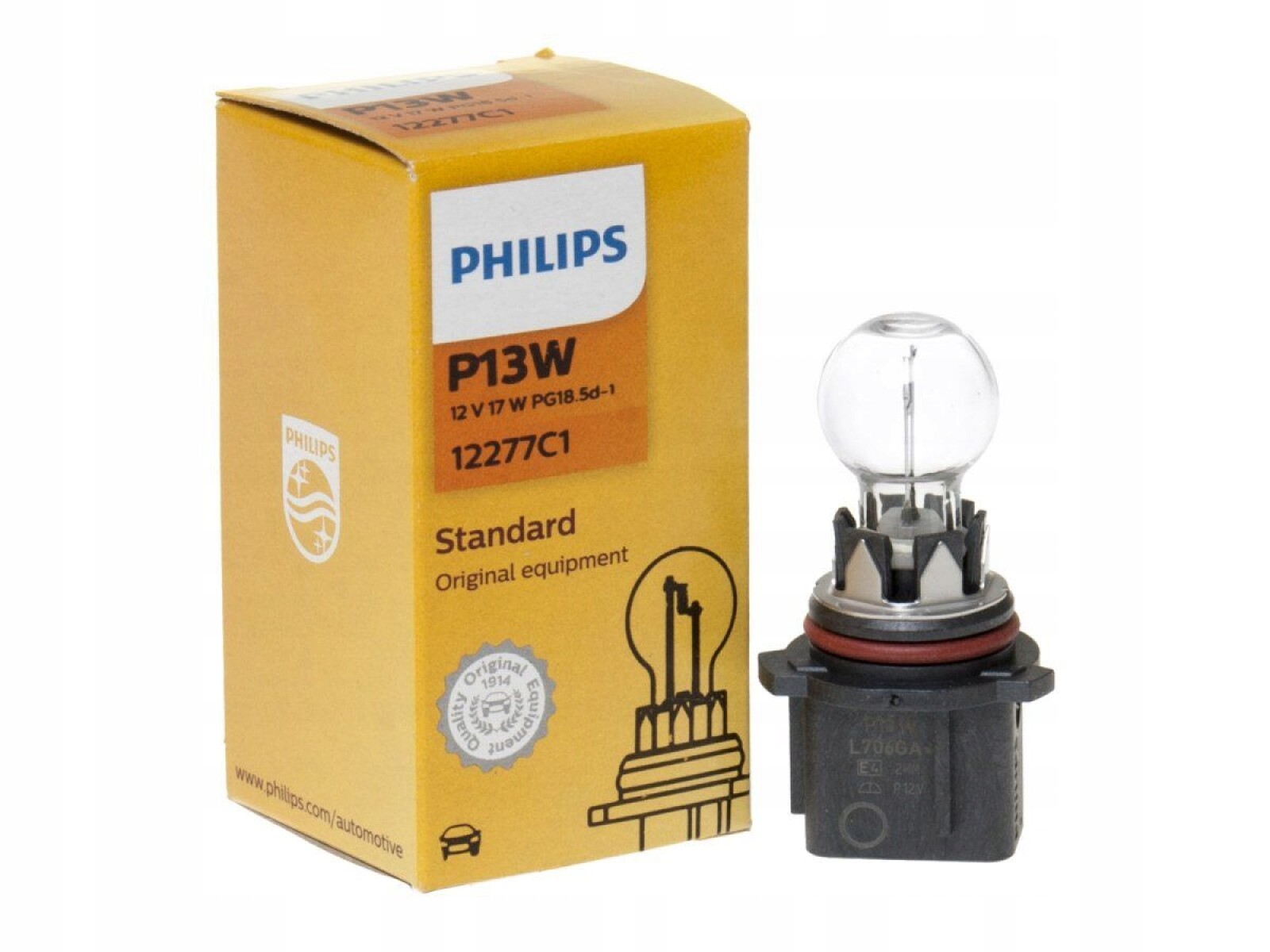 LAMPARA - 12V 17W P13W PG18.5d-1 PHILIPS 