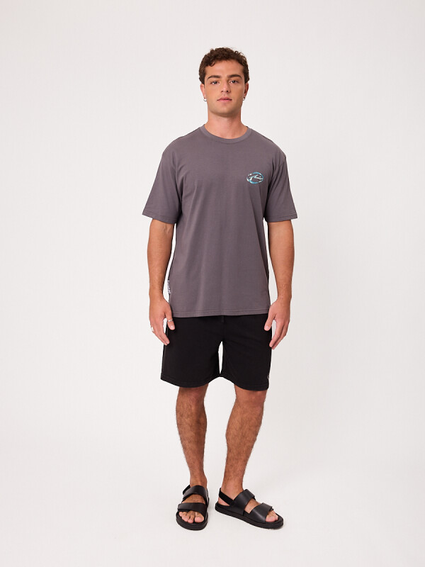 T-SHIRT ROGERS RUSTY Gris Oscuro