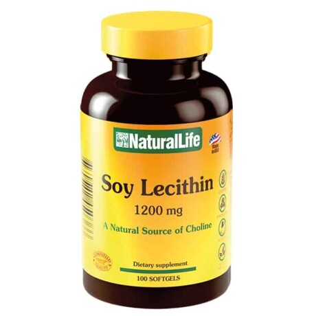 Soy Lecithin Natural Life 100 Cápsulas Soy Lecithin Natural Life 100 Cápsulas