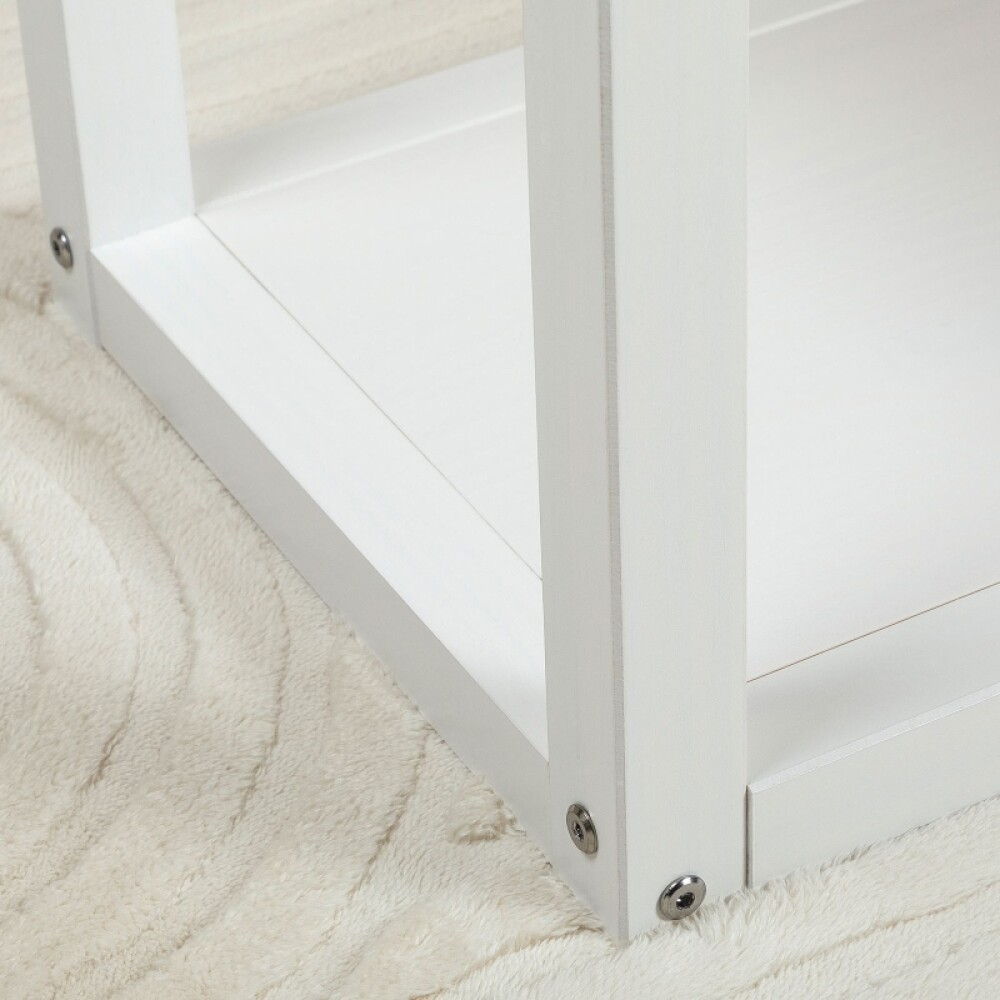 ESTANTERIA BILBIOTECA MADERA MACIZA DORMITORIO Blanco