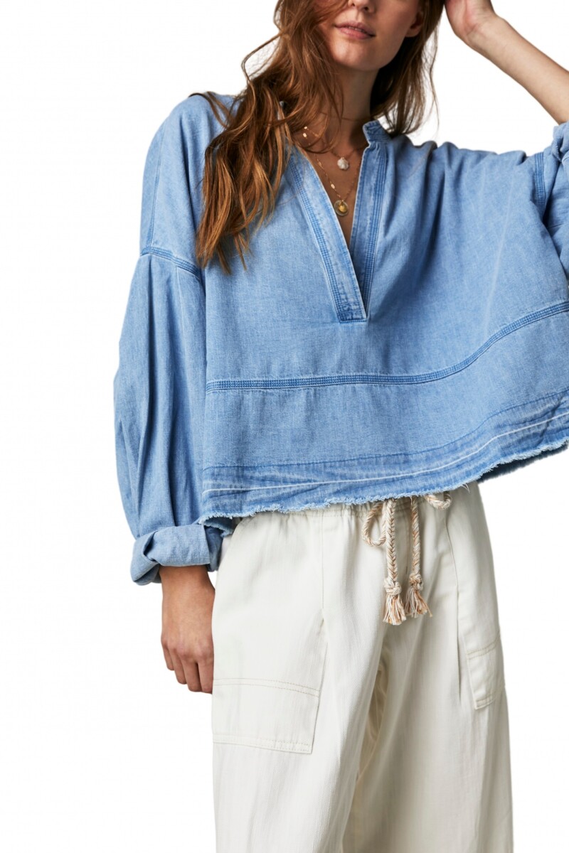 Blusa Jude Denim Azul