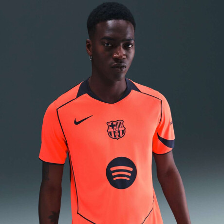 Remera Fc Barcelona Stadium 3R de Hombre naranja