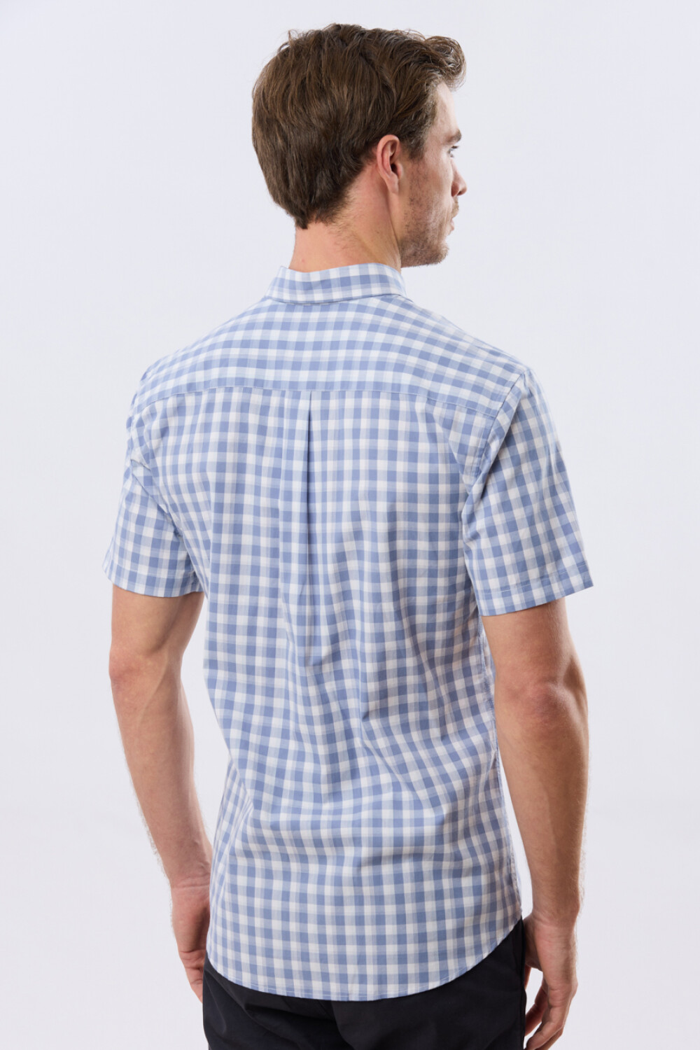 CAMISA CUADROS Azul Claro