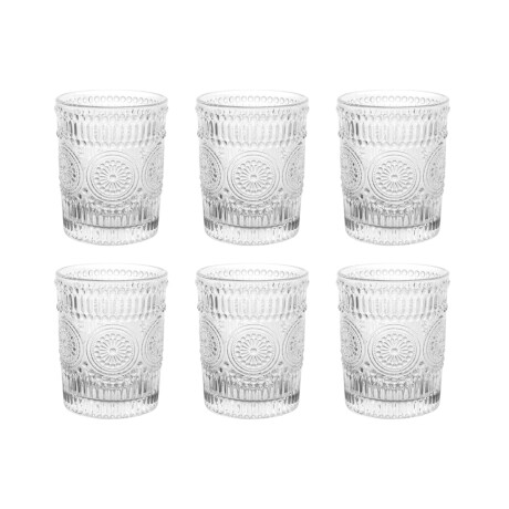 Sets x6 vasos texturados Sc