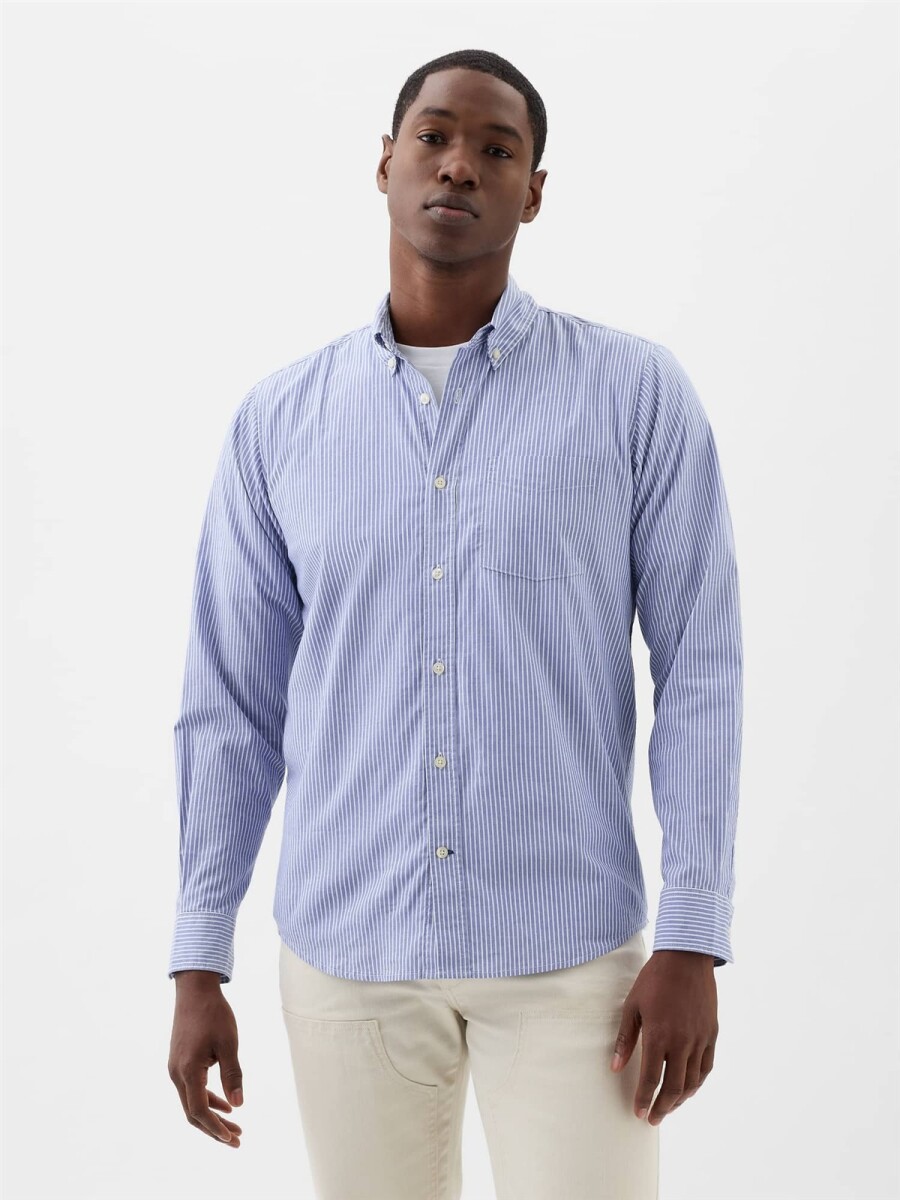 Camisa Poplin Hombre - Matisse Blue 537 