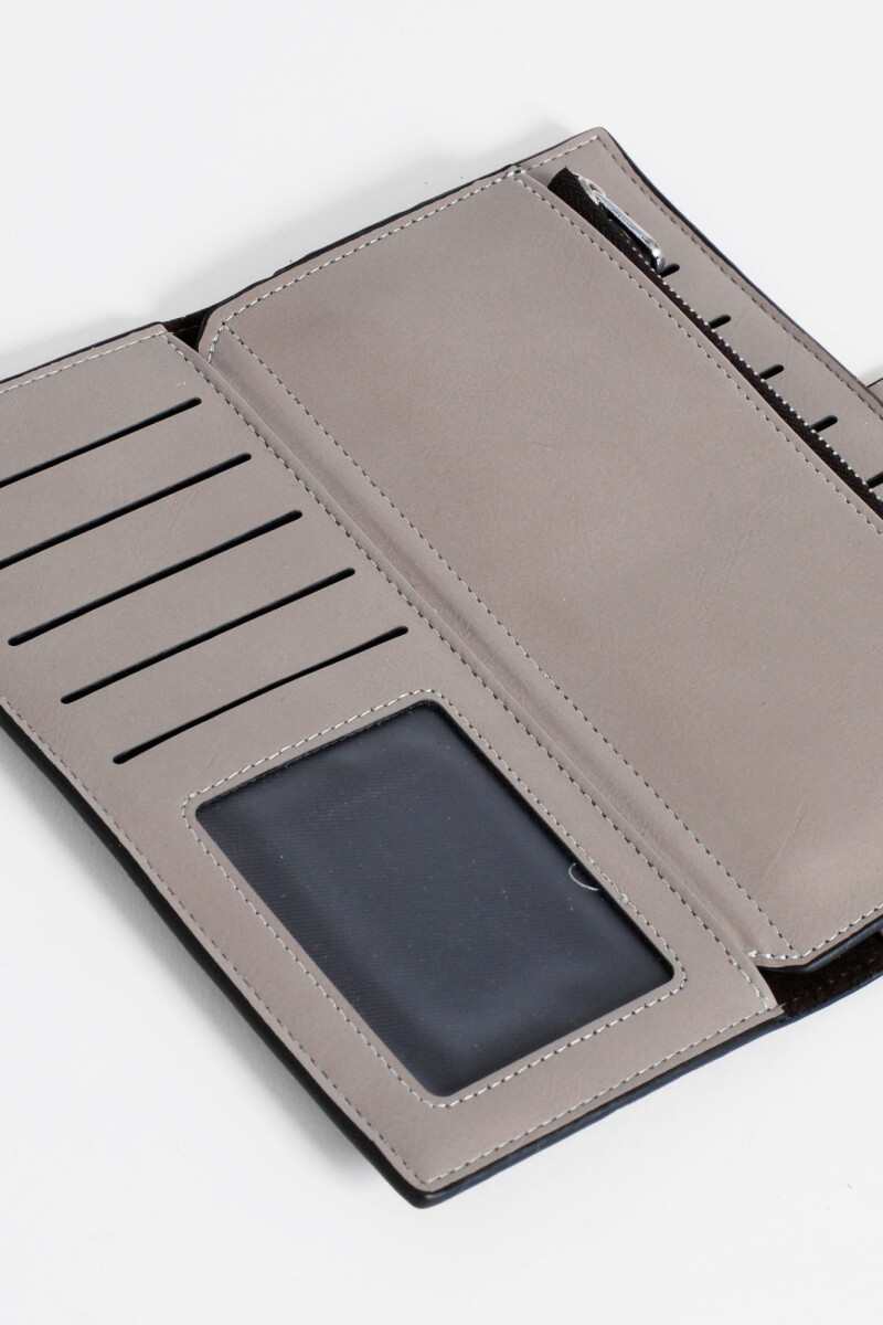 Billetera con estuche removible beige