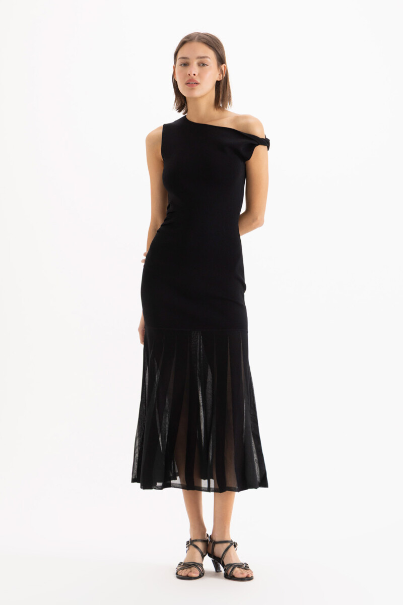 VESTIDO FIRE Negro