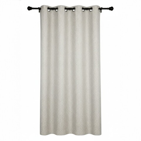 CORTINA JULIA BEIGE C/RELIEVE 137X229CM Unica