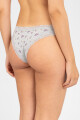 Bikini flower stripe Gris