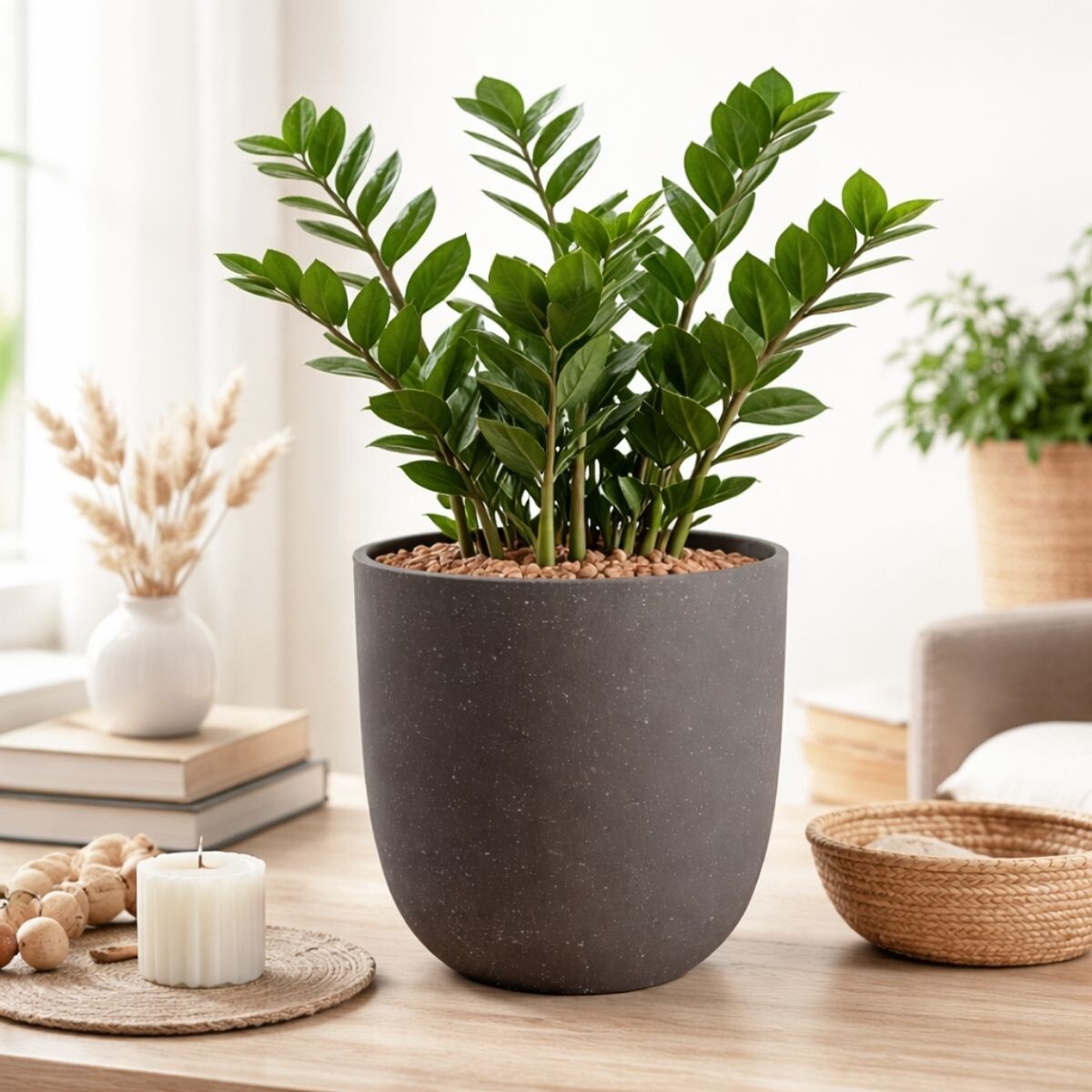 MACETA JAR Gris Medium 