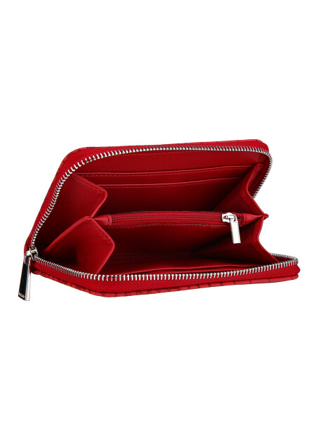 Monedero Brasil II Croco Rojo