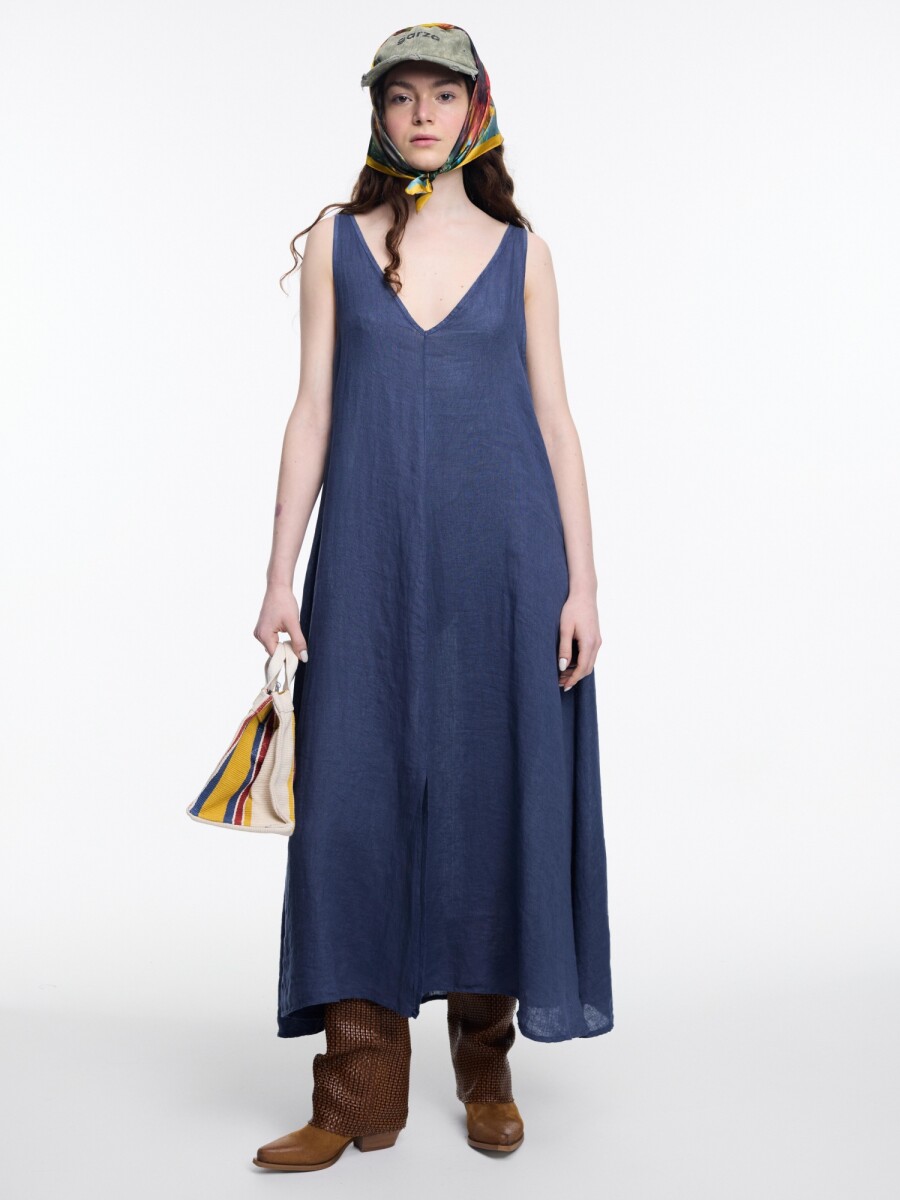 VESTIDO ESCOTE V 