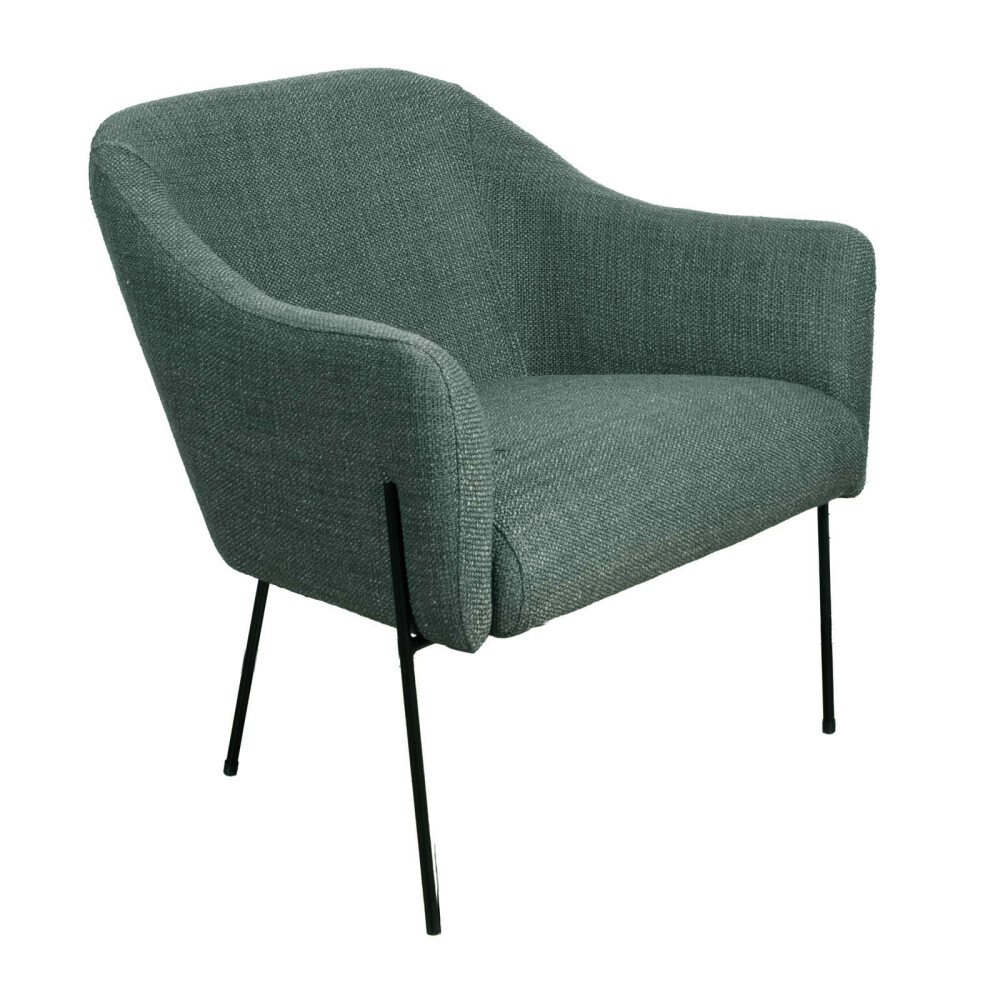 BUTACA TELA-Y-METAL VERDE BERNA VERDE OSCURO