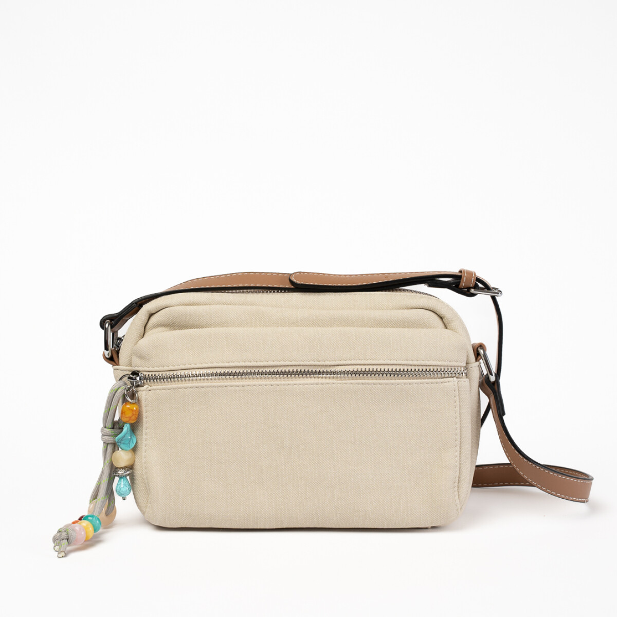 BANDOLERA ORIANE BEIGE 