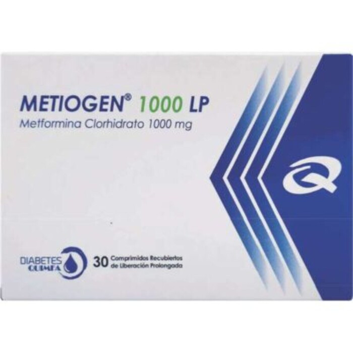 METIOGEN 1000 MG X30 COMP. LIB. PROLONG. única