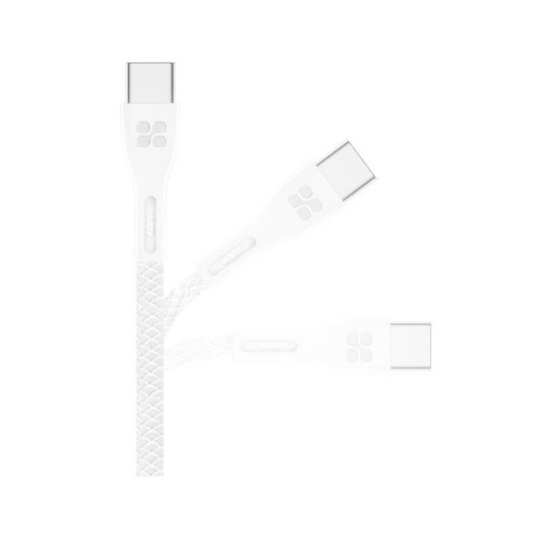 Cable De Datos Promate Powerbeam-C USB a USB-C White Cable De Datos Promate Powerbeam-C USB a USB-C White