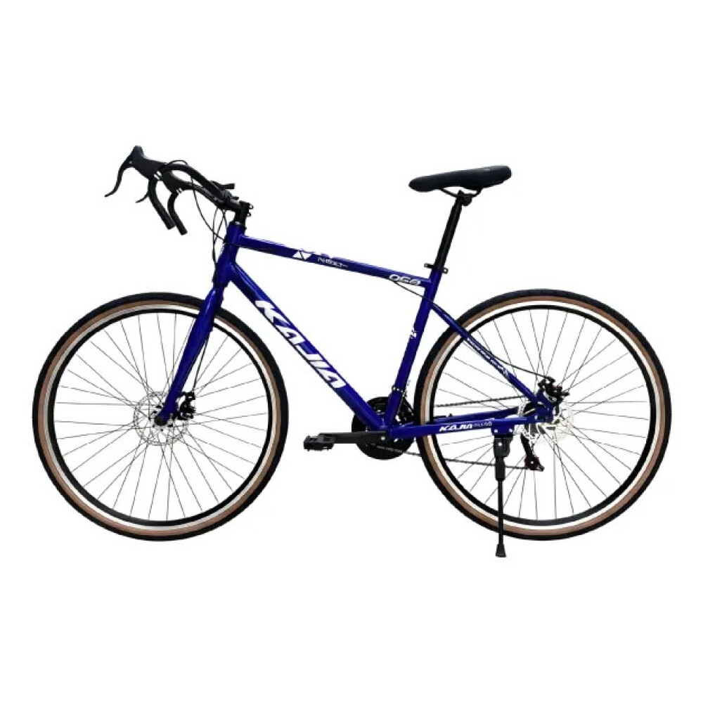 Bicicleta de carrera / ruta rodado 26 con 21 velocidades y freno de disco Azul