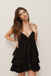 VESTIDO SERENELLA MINI NOIR VESTIDO SERENELLA MINI NOIR
