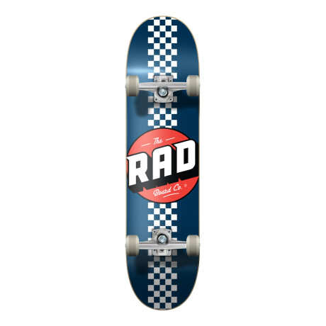 Skate Completo Rad Progressive 7.75" - Stripes - Navy / White Skate Completo Rad Progressive 7.75" - Stripes - Navy / White