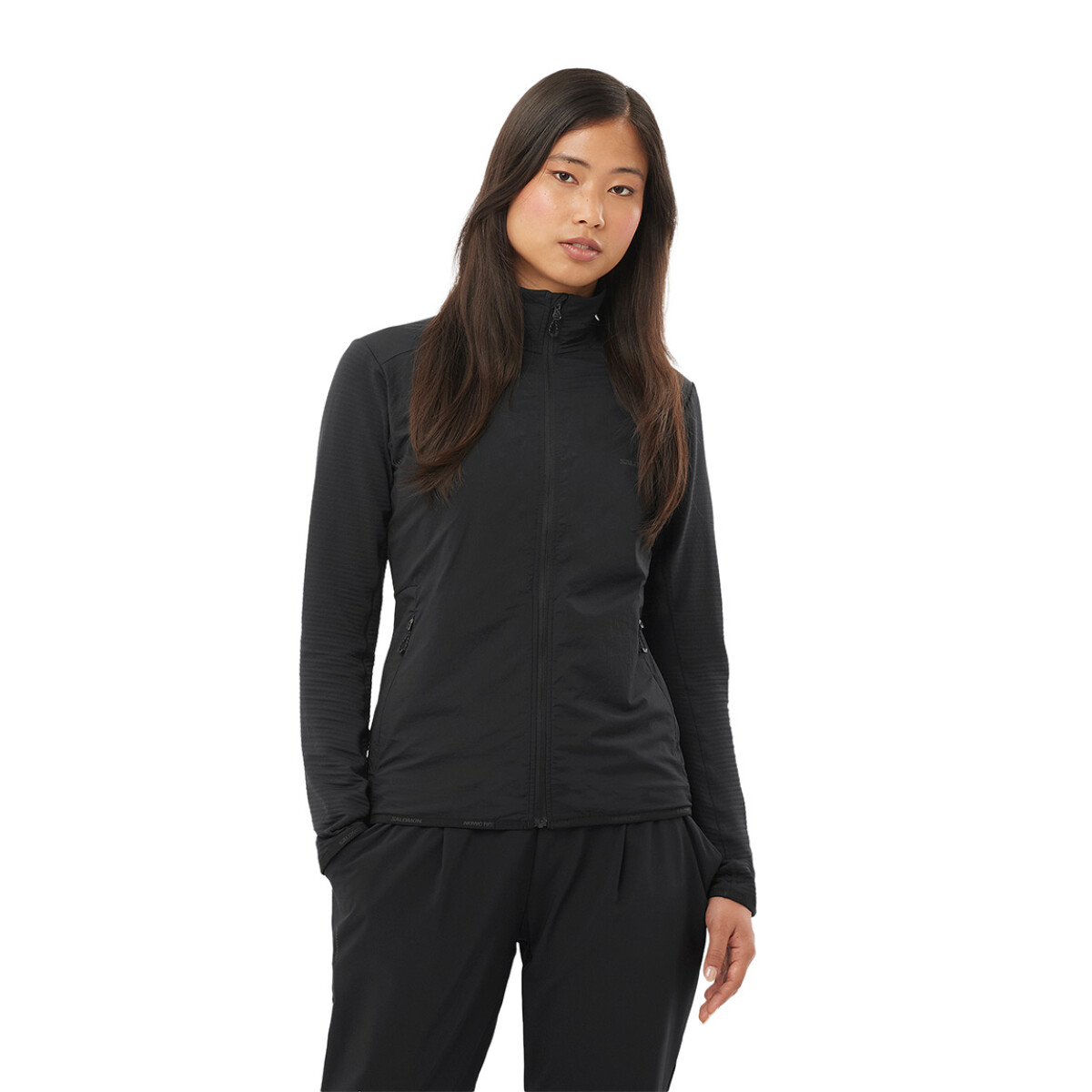 Salomon Campera Sntial Lightwarm Hybrid W para Mujer - Negro - Negro 
