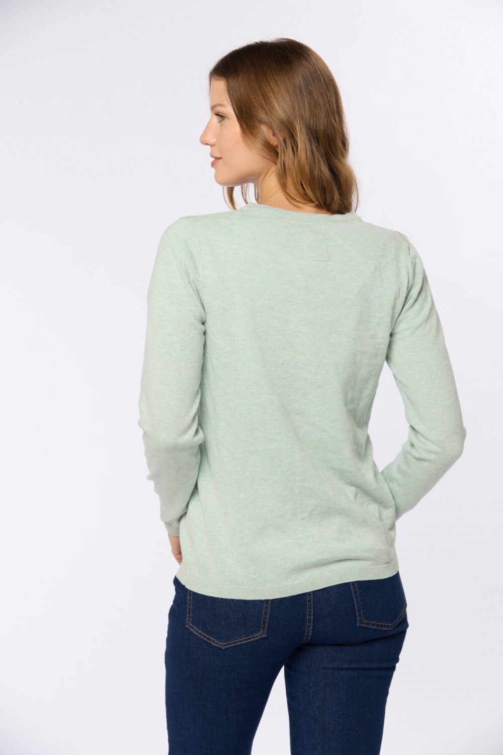 SACO TEJIDO CLÁSICO Verde