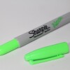 MARCADOR SHARPIE FINO VERDE NEON