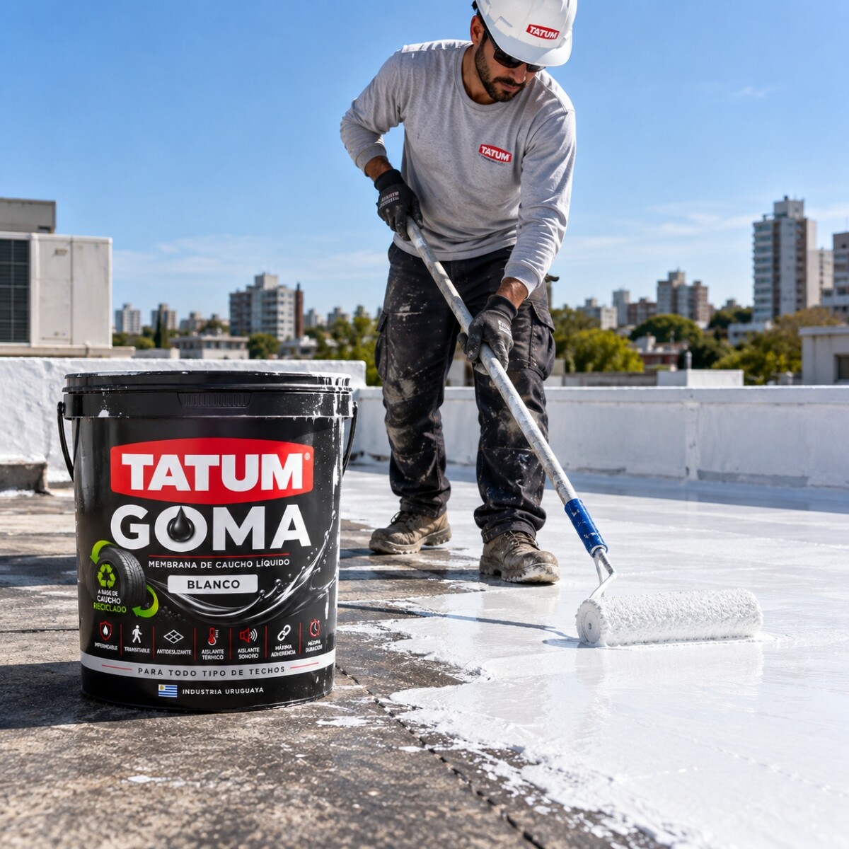 KIT X2 MEMBRANA TATUM GOMA CON CAUCHO TATUM 20 KG Kit X2 Membrana Tatum Goma Con Caucho Tatum 20 Kg