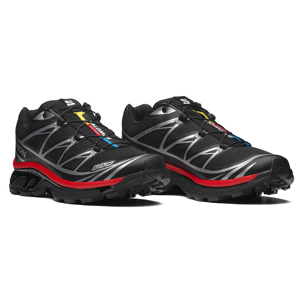 Zapatillas Salomon Xt-6 Unisex Black/Red