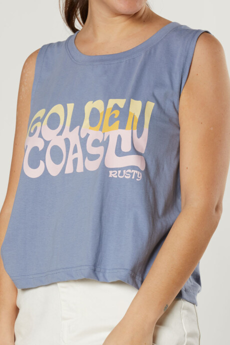 MUSCULOSA ZULI RUSTY Azul Piedra