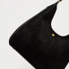 Bolso Raw en efecto gamuza Negro
