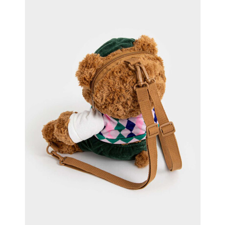 Mochila Infantil Osito Marron Camel